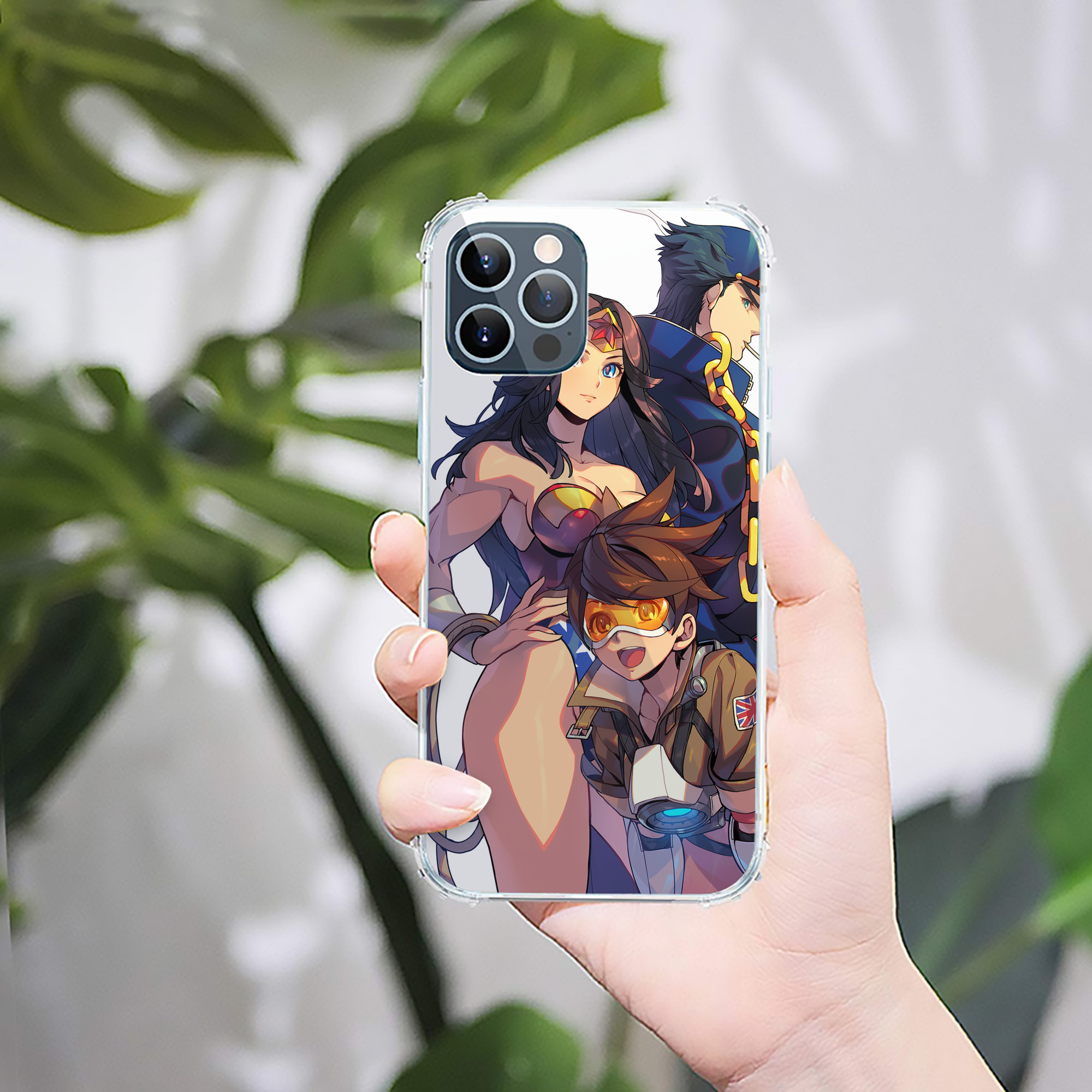 （画像用） ジョジョの奇妙な冒険 JoJo's Bizarre Adventure 【iPhone 12シリーズ対応】透明スマホケース（クリアソフトケース）